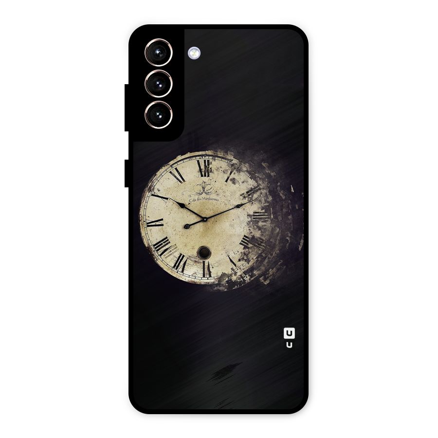 Fading Clock Metal Back Case for Galaxy S21 Plus