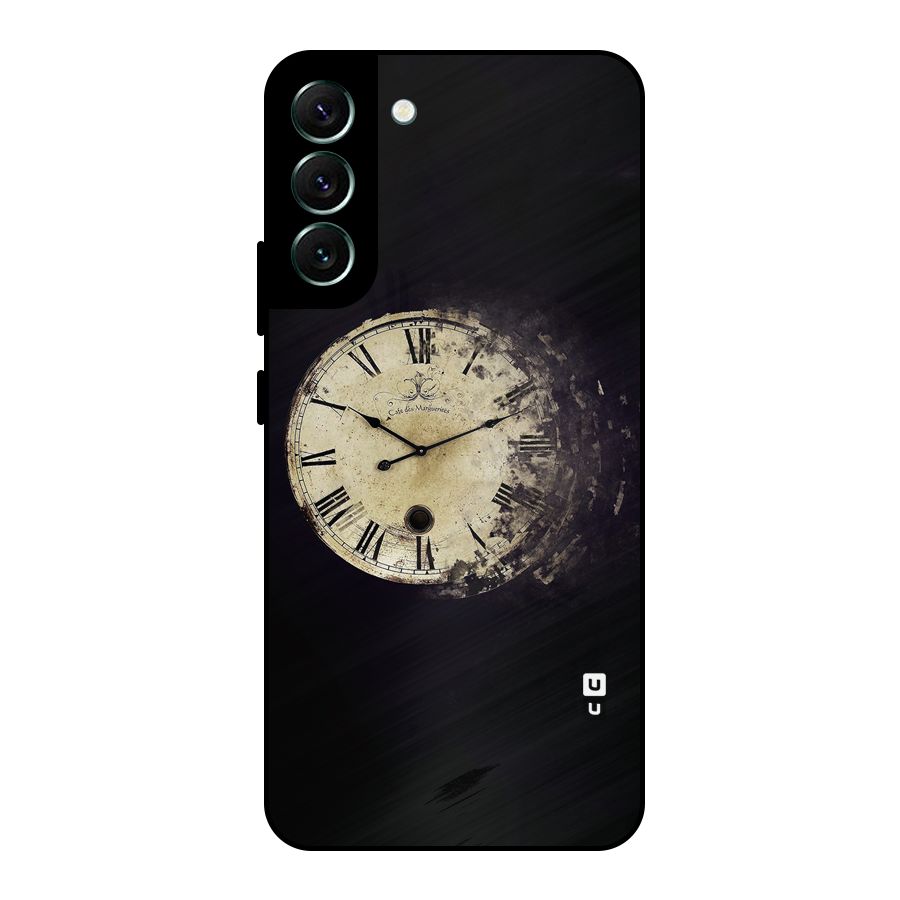 Fading Clock Metal Back Case for Galaxy S22 Plus 5G