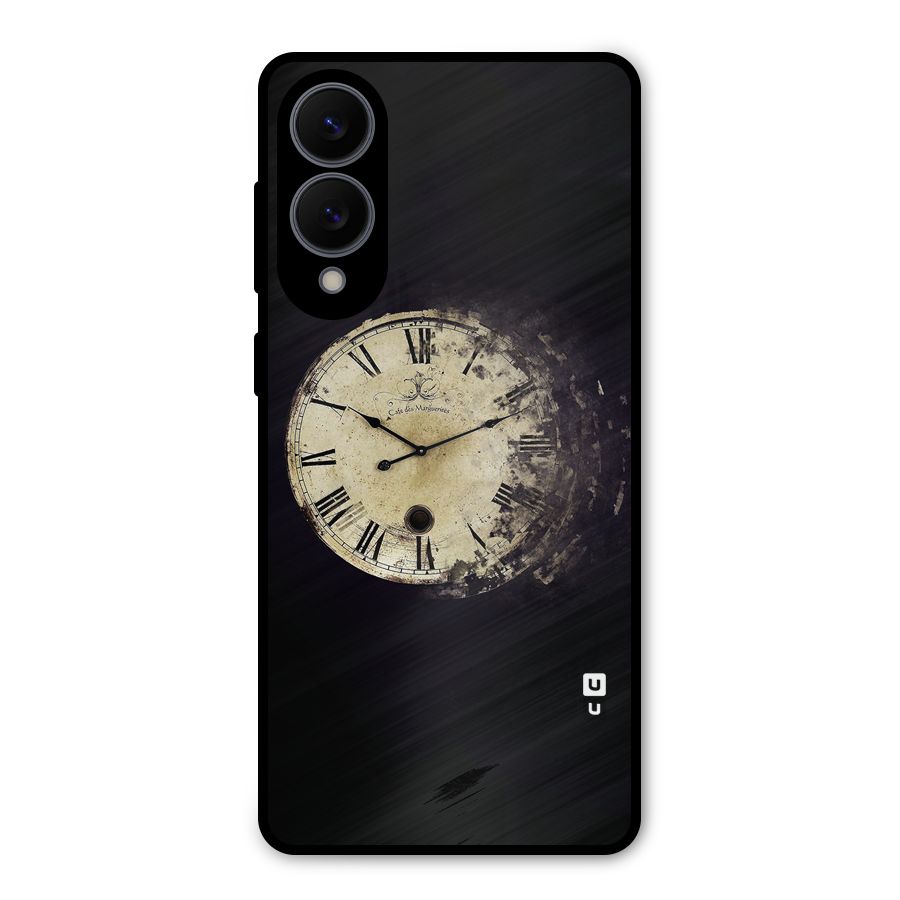 Fading Clock Metal Back Case for Galaxy S25 Edge