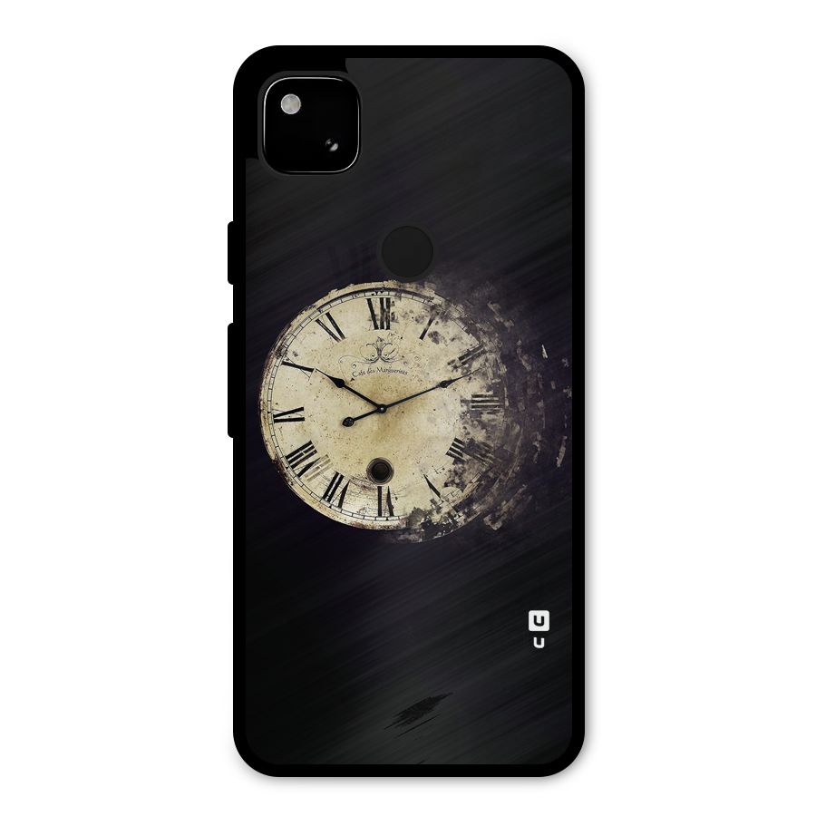Fading Clock Metal Back Case for Google Pixel 4a