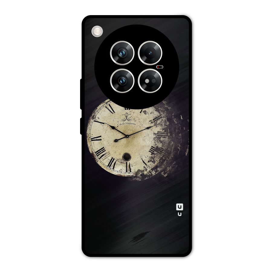 Fading Clock Metal Back Case for Infinix Zero 40 5G