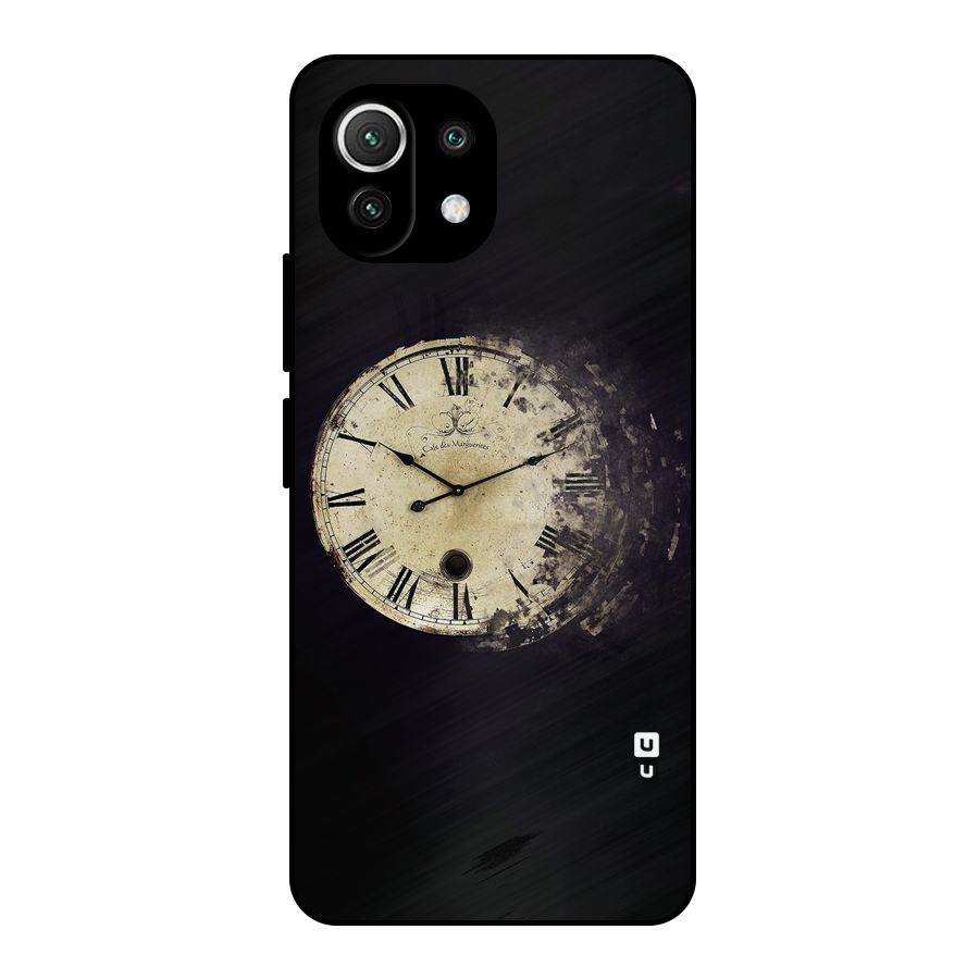 Fading Clock Metal Back Case for Mi 11 Lite NE 5G