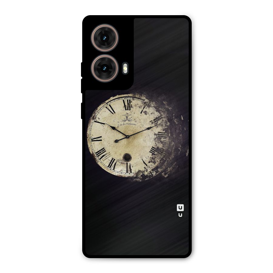 Fading Clock Metal Back Case for Moto G85