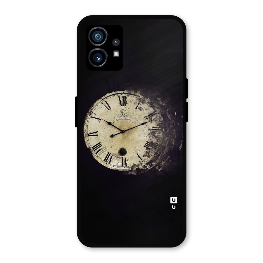 Fading Clock Metal Back Case for Nothing Phone 1