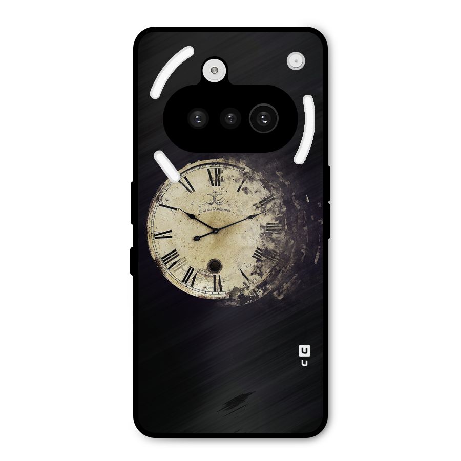 Fading Clock Metal Back Case for Nothing Phone 3a