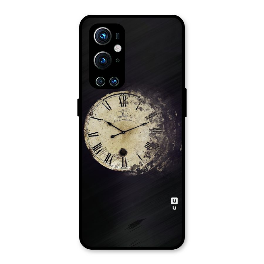 Fading Clock Metal Back Case for OnePlus 9 Pro