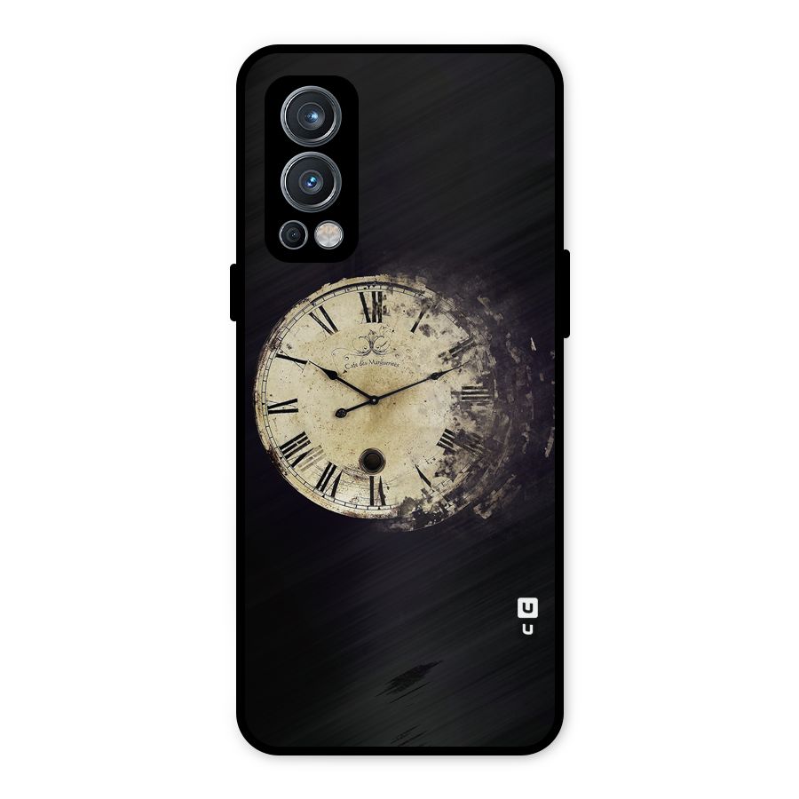 Fading Clock Metal Back Case for OnePlus Nord 2 5G
