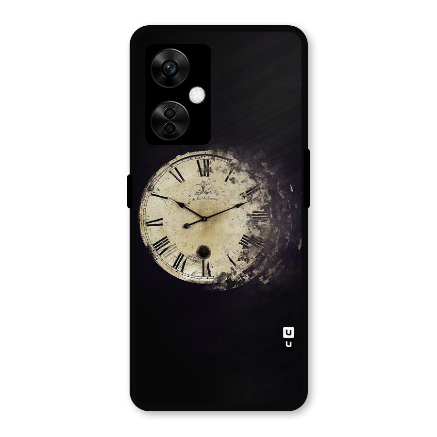 Fading Clock Metal Back Case for OnePlus Nord CE 3 Lite