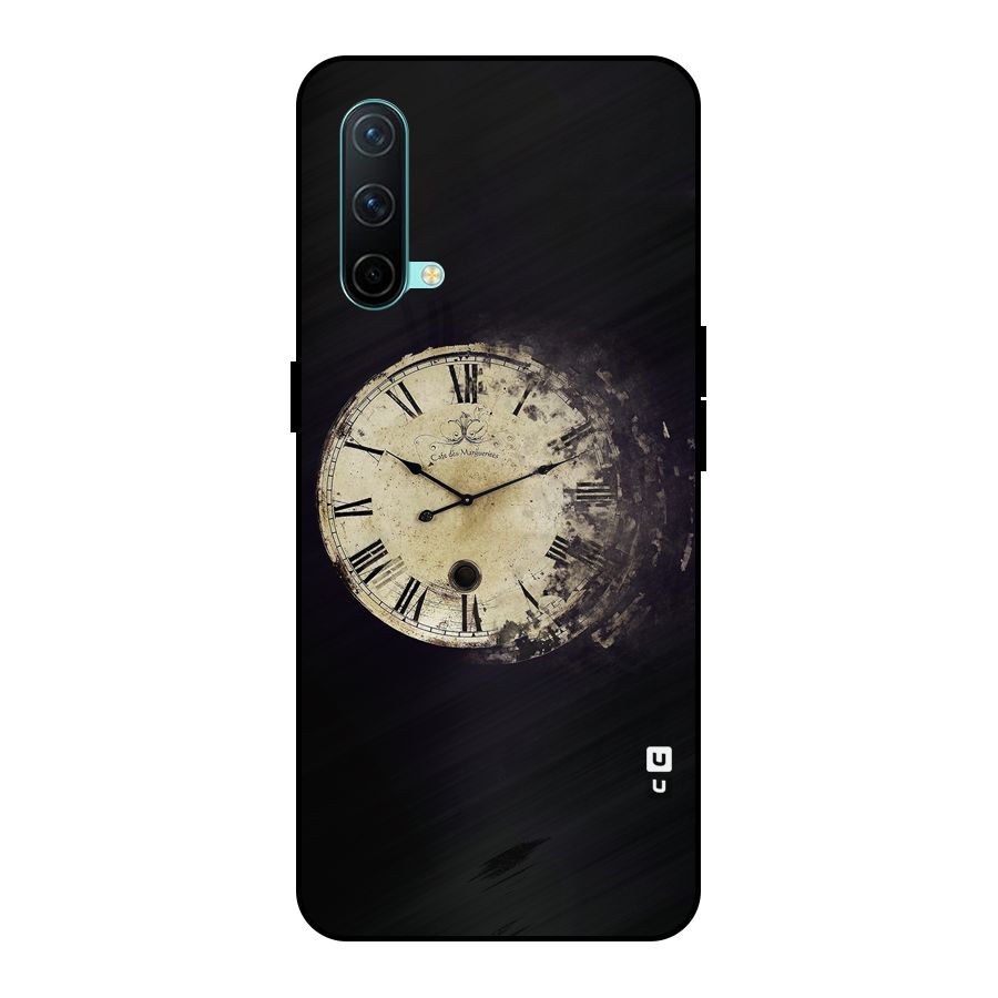 Fading Clock Metal Back Case for OnePlus Nord CE 5G
