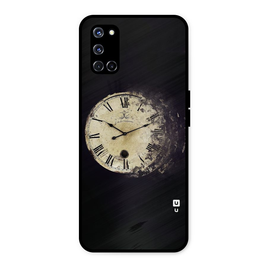 Fading Clock Metal Back Case for Oppo A52