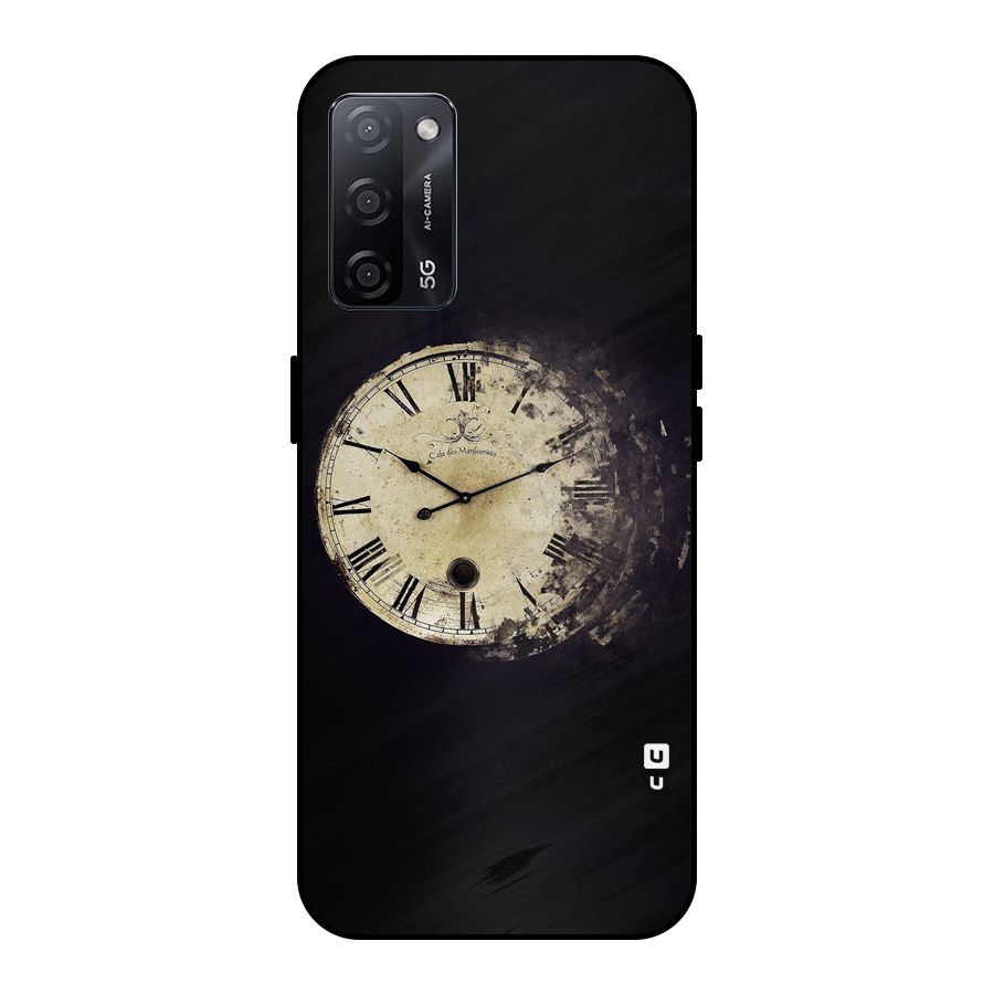 Fading Clock Metal Back Case for Oppo A53s 5G
