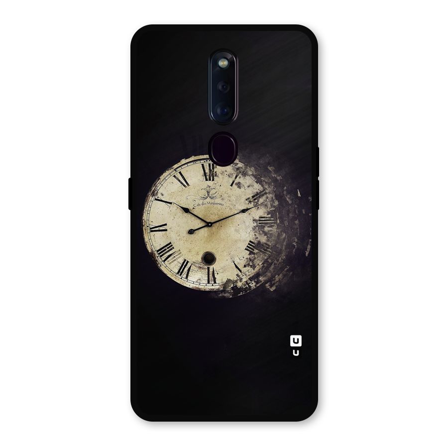 Fading Clock Metal Back Case for Oppo F11 Pro