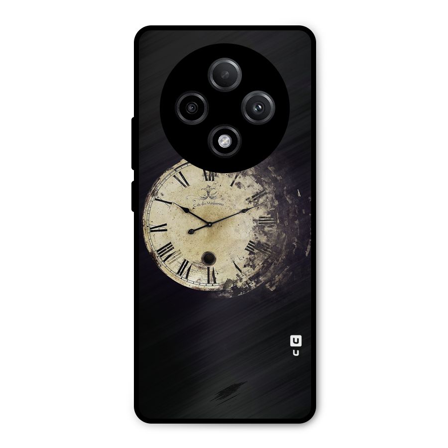 Fading Clock Metal Back Case for Oppo F27 Pro Plus