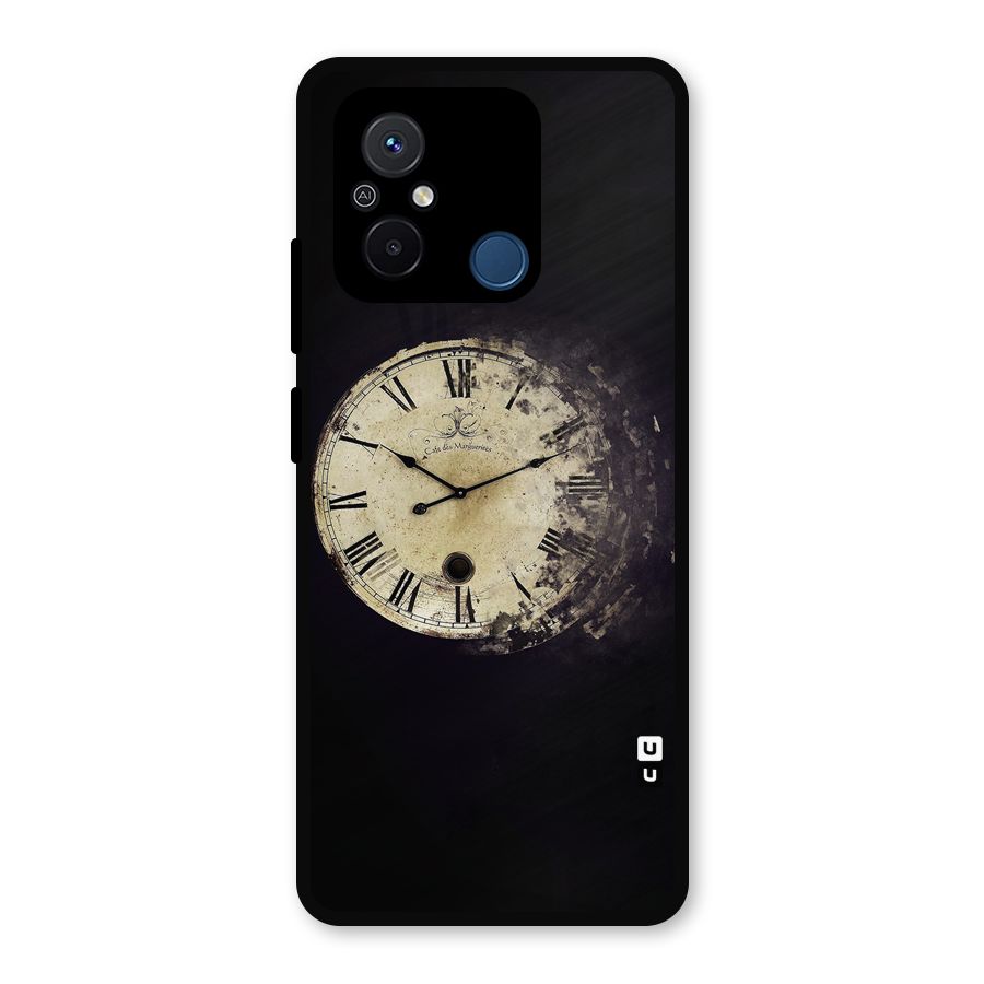 Fading Clock Metal Back Case for Poco C55