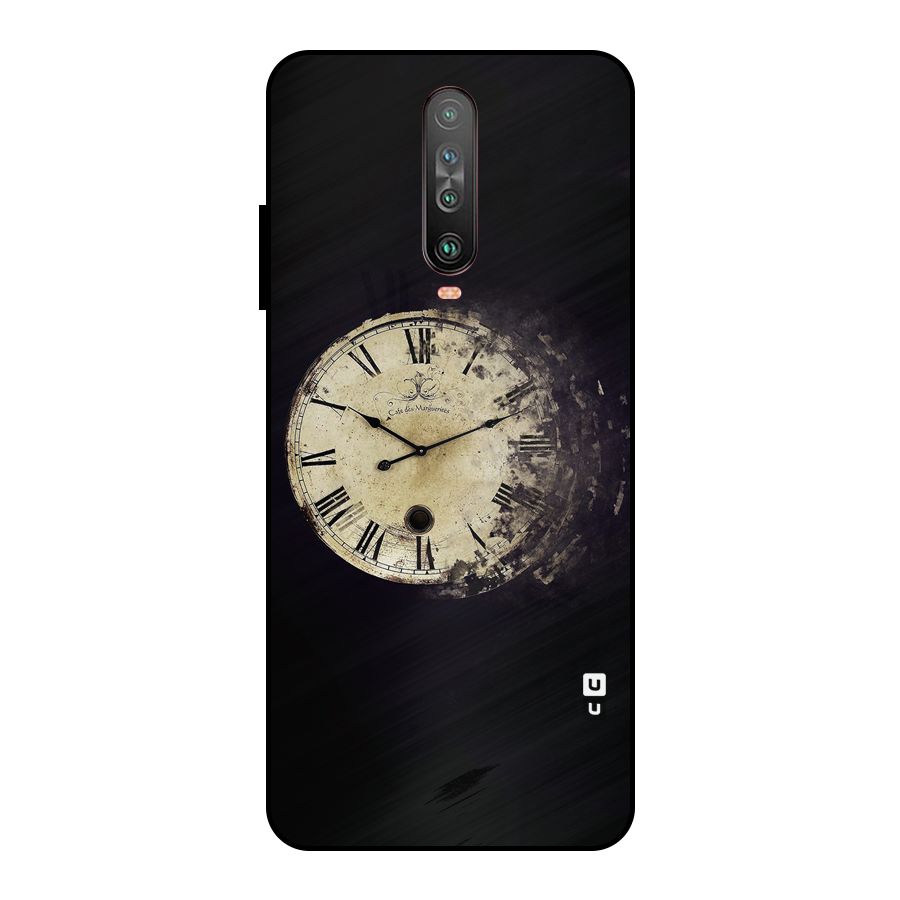 Fading Clock Metal Back Case for Poco X2
