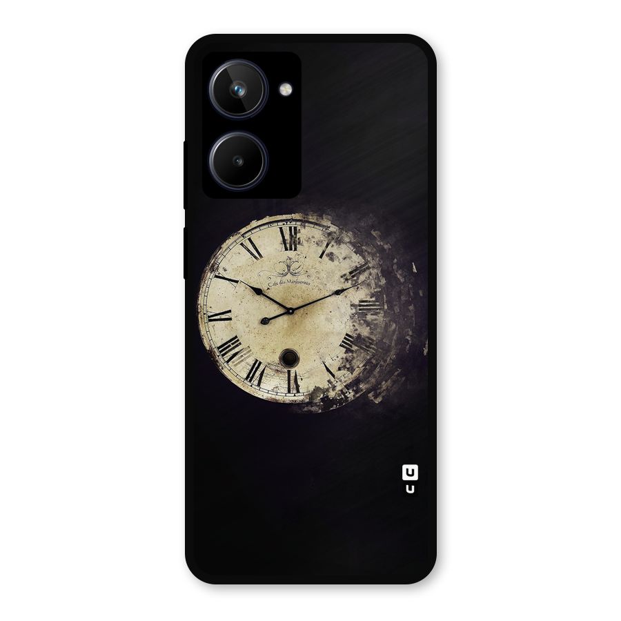 Fading Clock Metal Back Case for Realme 10