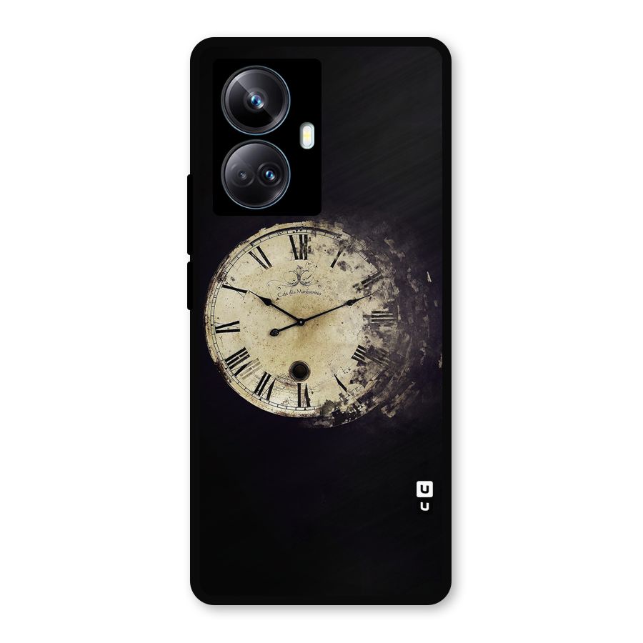 Fading Clock Metal Back Case for Realme 10 Pro Plus