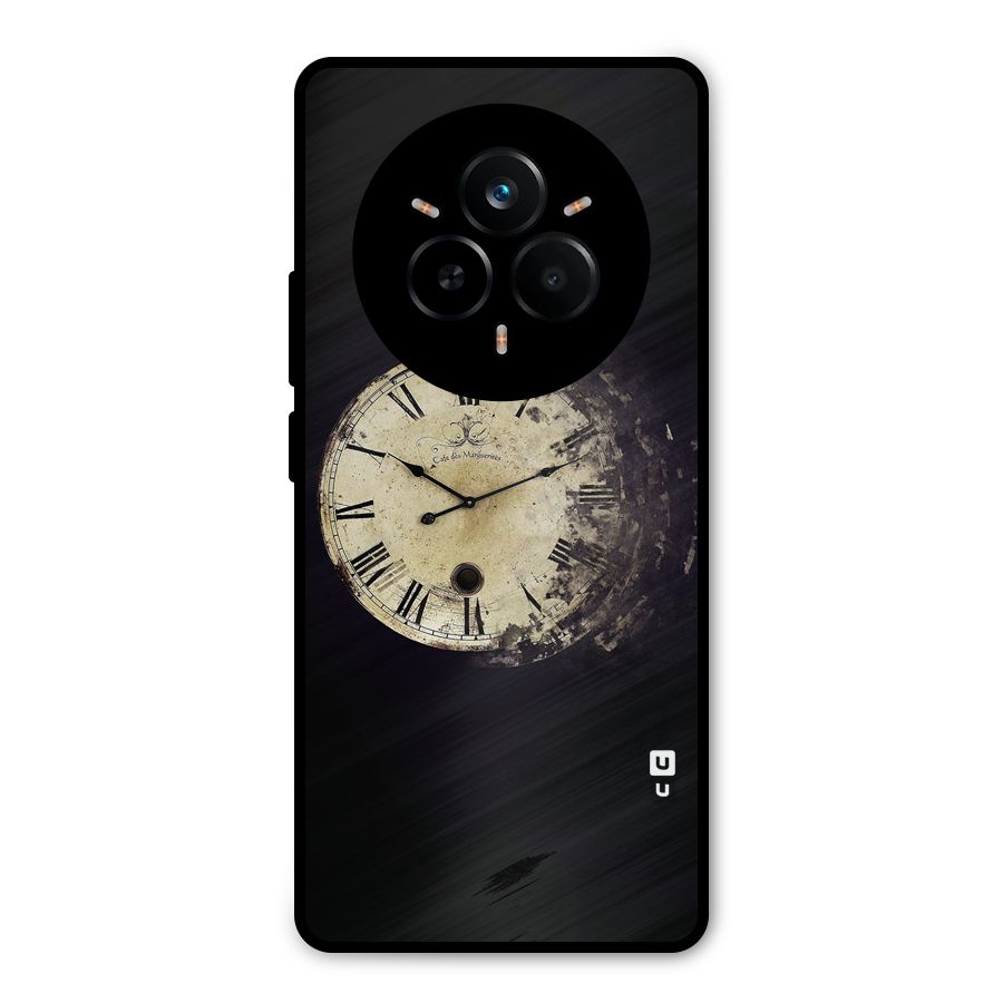 Fading Clock Metal Back Case for Realme 14 Pro