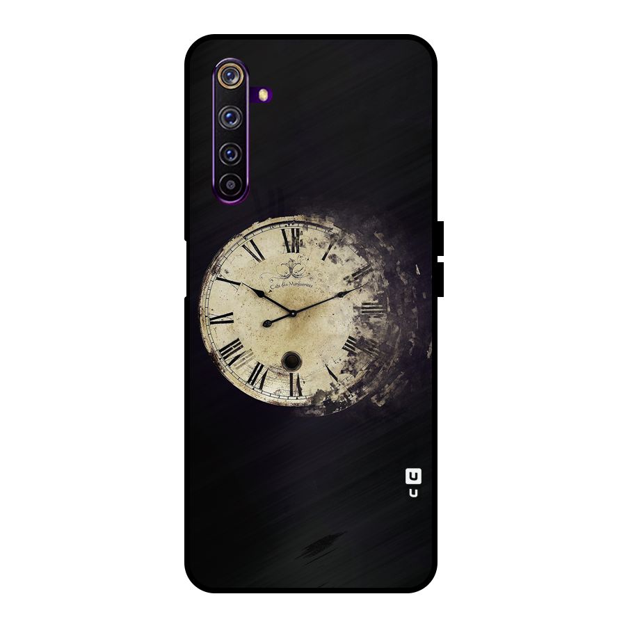 Fading Clock Metal Back Case for Realme 6 Pro