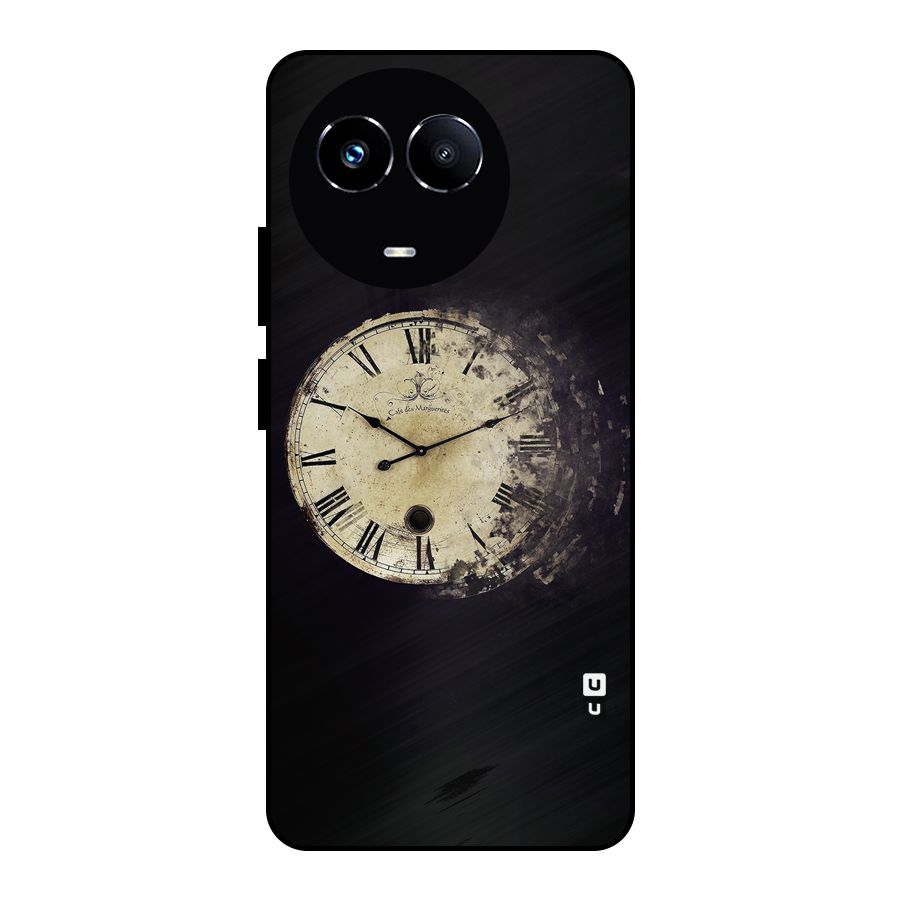 Fading Clock Metal Back Case for Realme Narzo 60X
