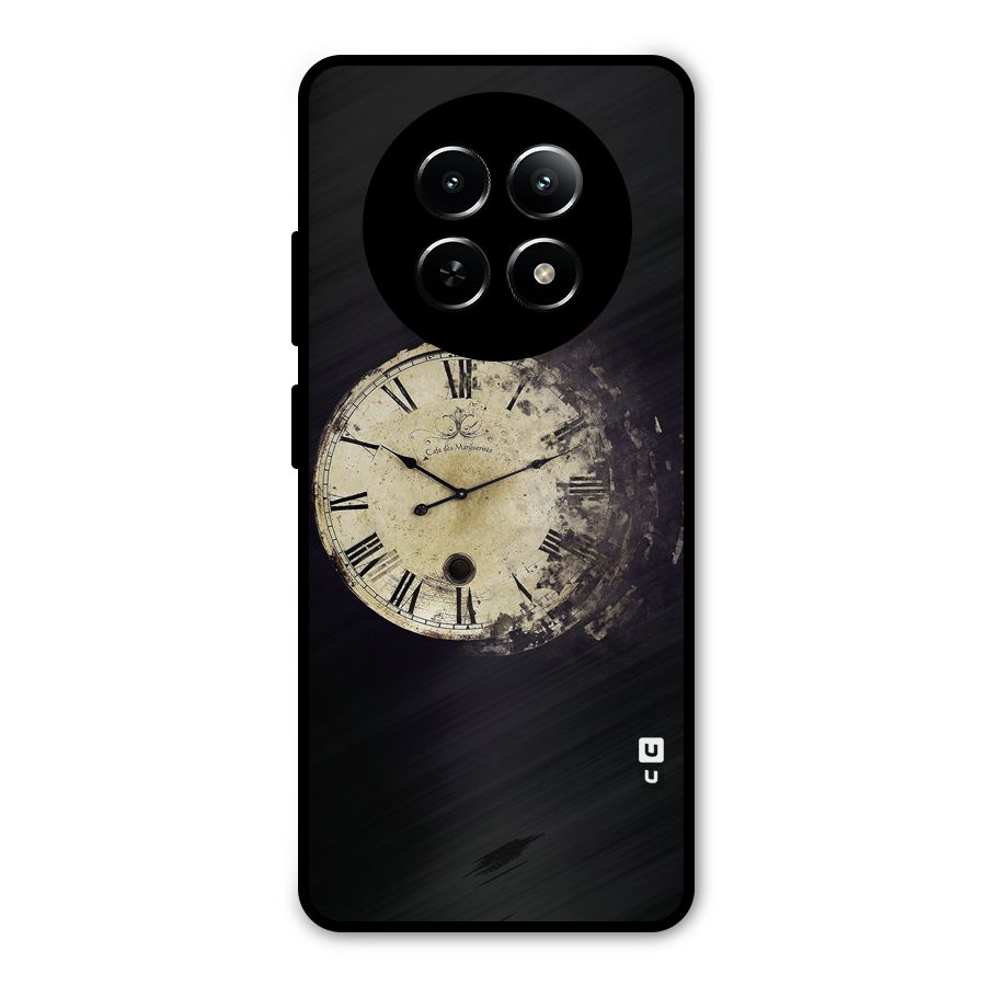 Fading Clock Metal Back Case for Realme Narzo 70x 5G