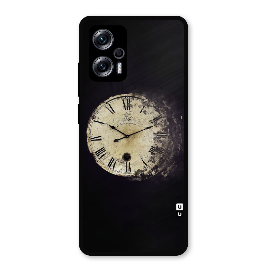 Fading Clock Metal Back Case for Redmi K50i