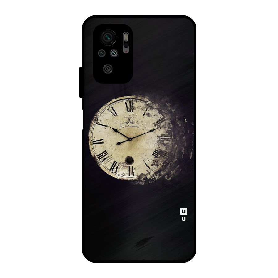 Fading Clock Metal Back Case for Redmi Note 10S