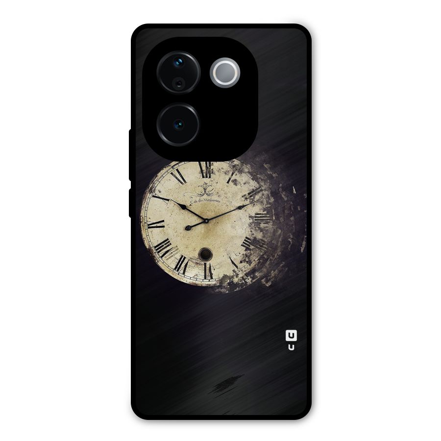 Fading Clock Metal Back Case for Vivo T3 Pro