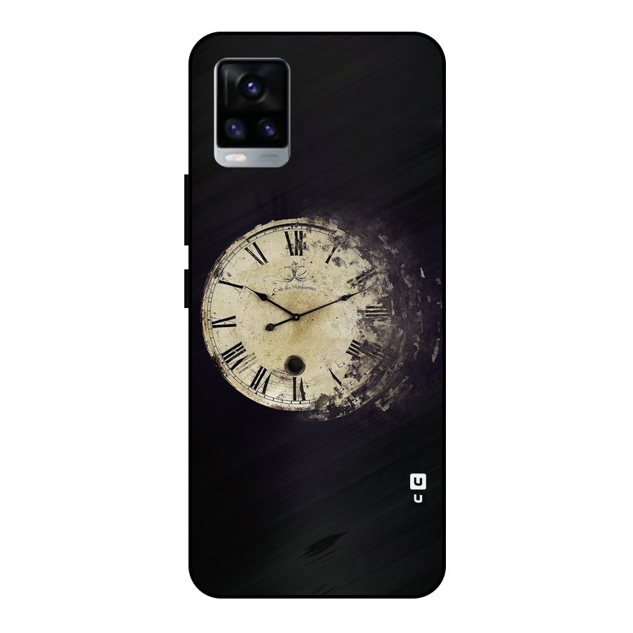 Fading Clock Metal Back Case for Vivo V20 2021