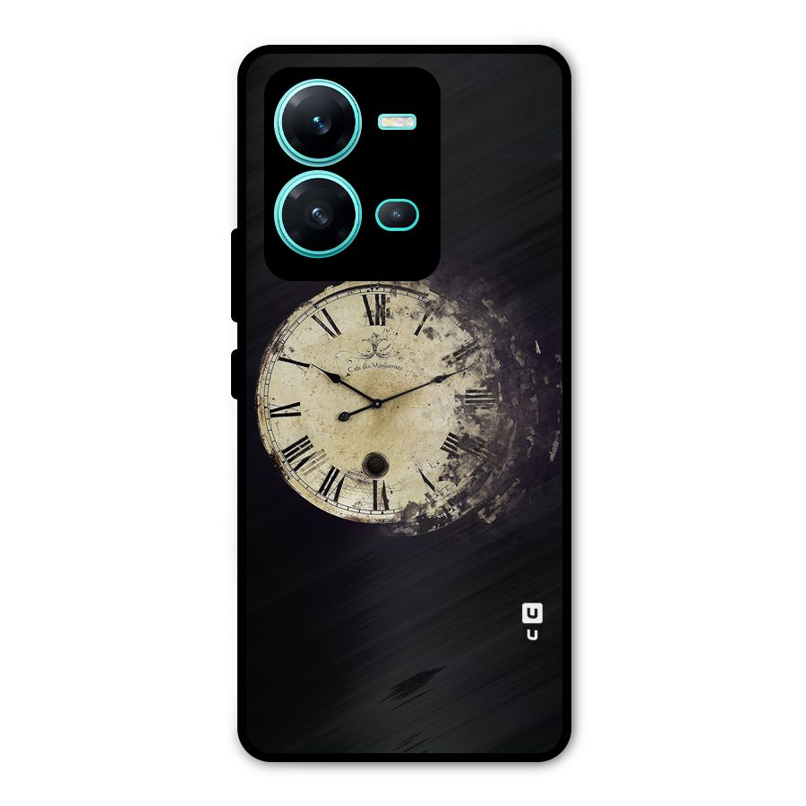 Fading Clock Metal Back Case for Vivo V25