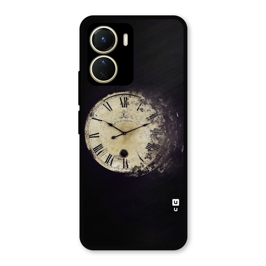 Fading Clock Metal Back Case for Vivo Y16