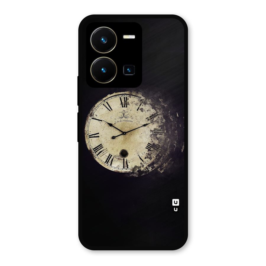 Fading Clock Metal Back Case for Vivo Y35
