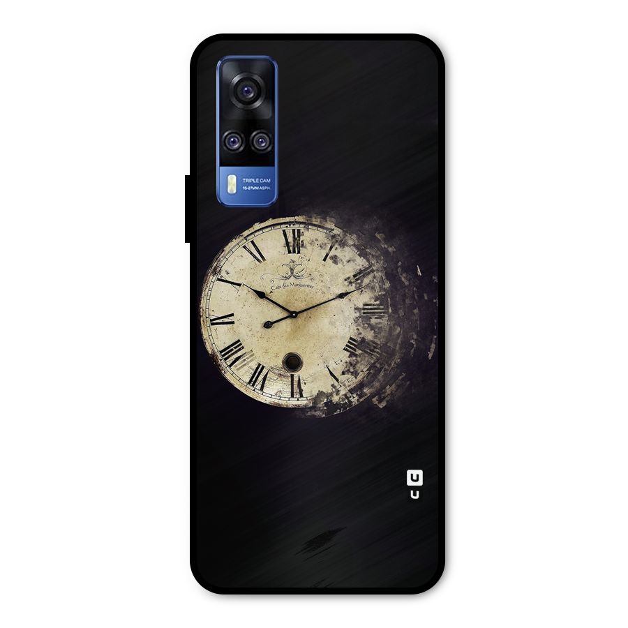 Fading Clock Metal Back Case for Vivo Y51A
