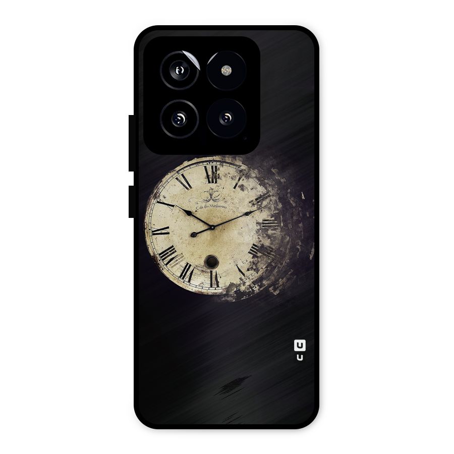 Fading Clock Metal Back Case for Xiaomi 14