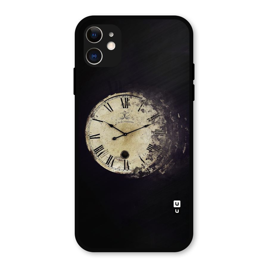 Fading Clock Metal Back Case for iPhone 11