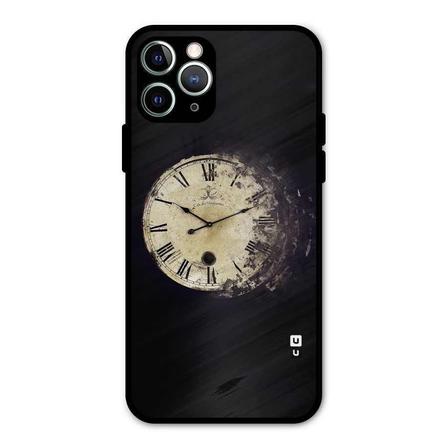 Fading Clock Metal Back Case for iPhone 11 Pro Max