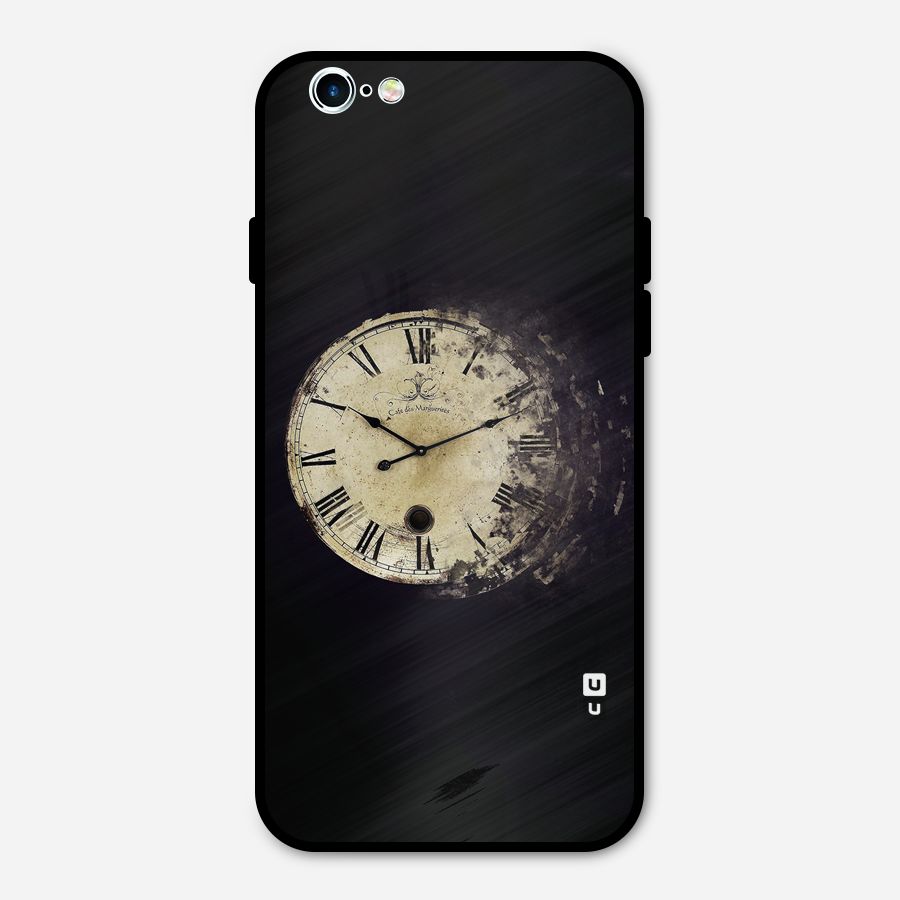 Fading Clock Metal Back Case for iPhone 6 6s