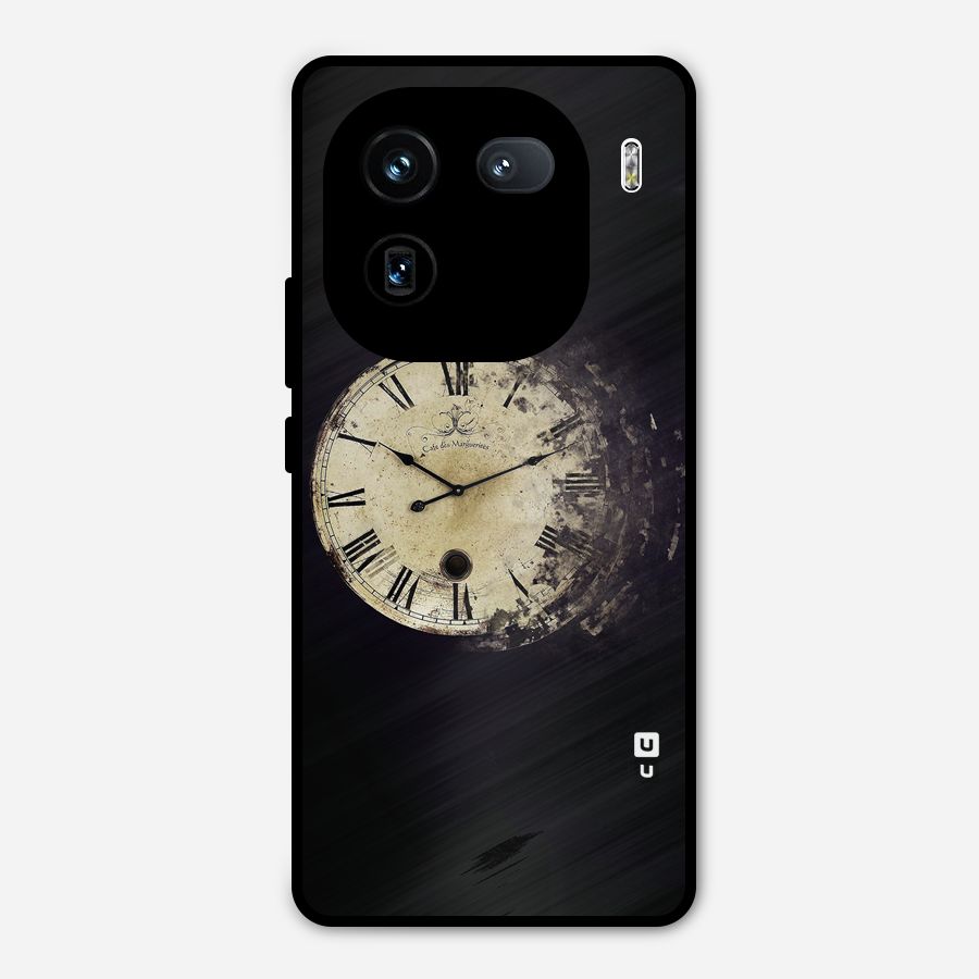 Fading Clock Metal Back Case for iQOO 12