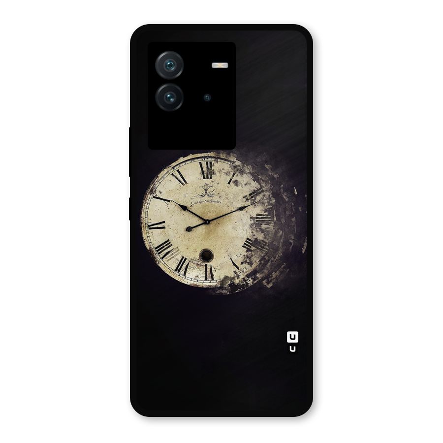 Fading Clock Metal Back Case for iQOO Neo 6 5G