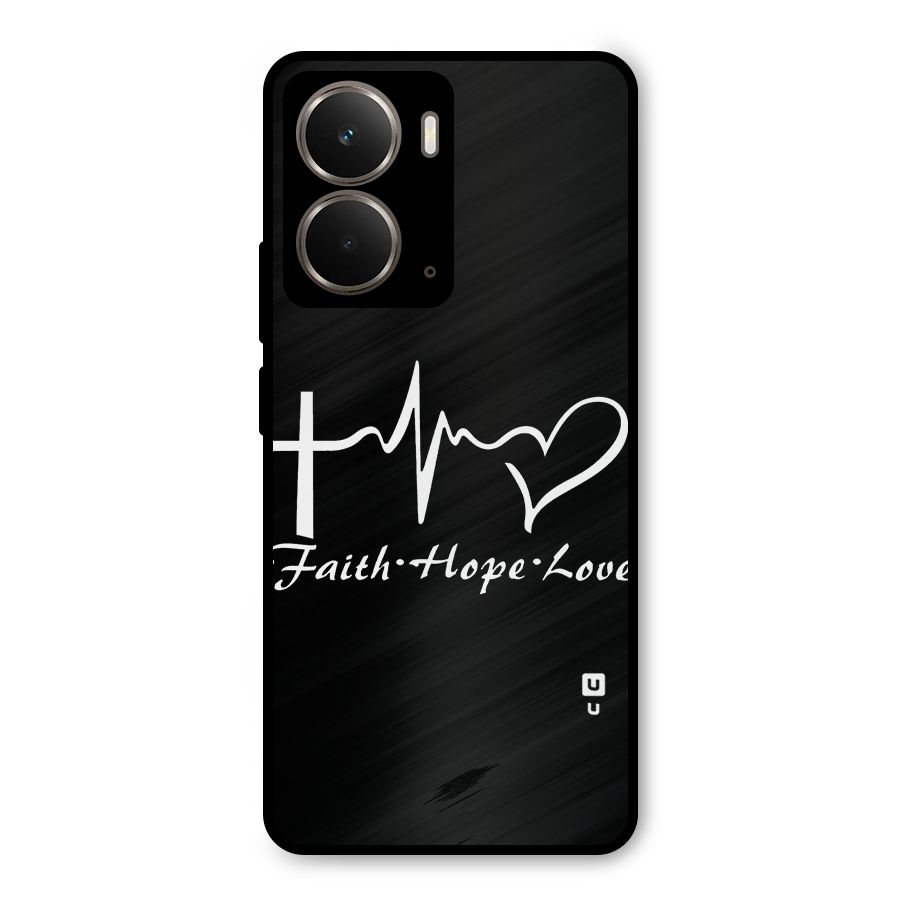 Faith Hope Love Heart Sign Metal Back Case for Realme P3