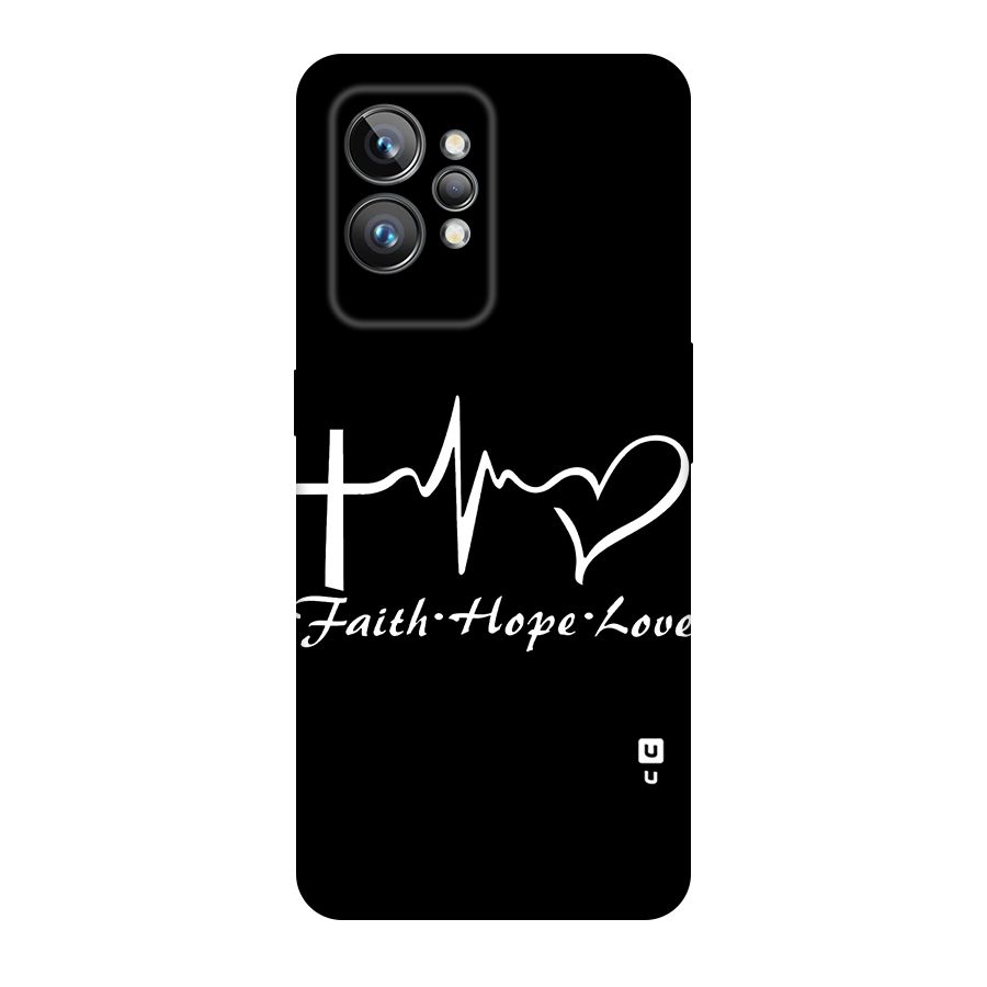 Faith Hope Love Heart Sign Original Polycarbonate Back Case for Realme GT2 Pro