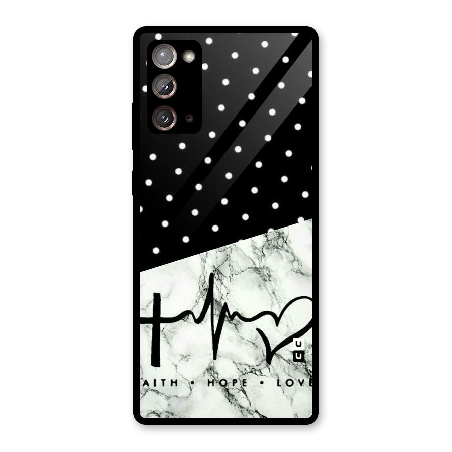 Faith Love Glass Back Case for Galaxy Note 20