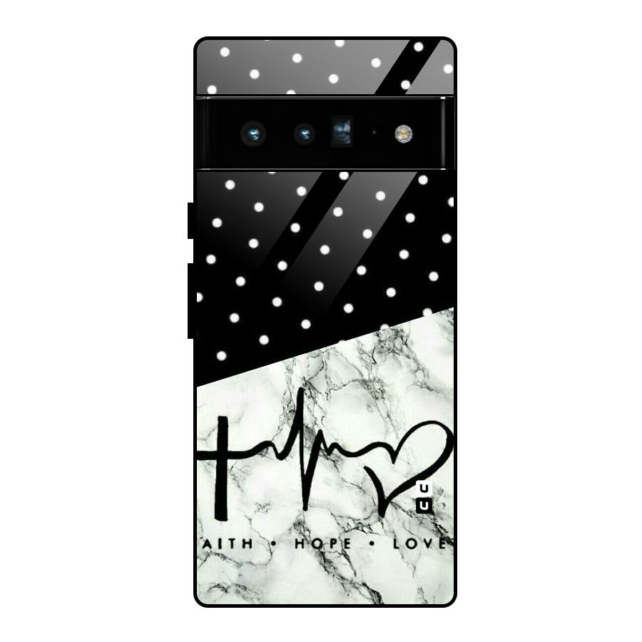 Faith Love Glass Back Case for Google Pixel 6 Pro