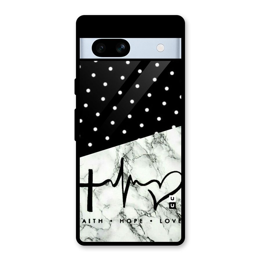 Faith Love Glass Back Case for Google Pixel 7a