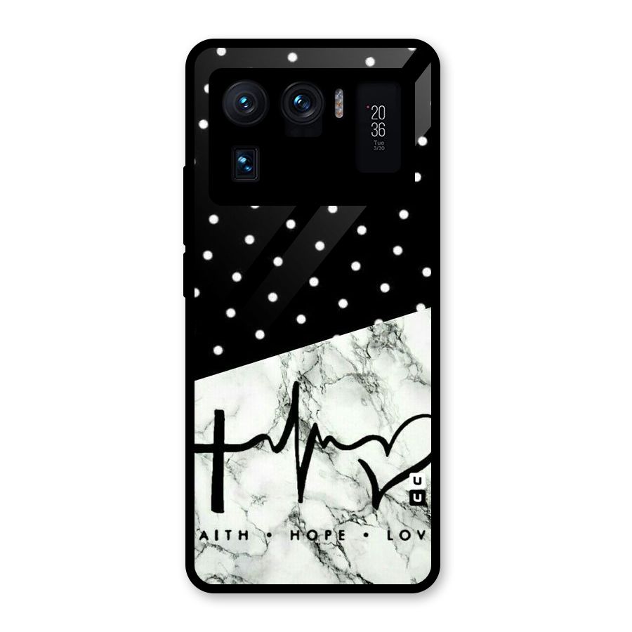 Faith Love Glass Back Case for Mi 11 Ultra