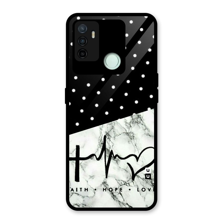 Faith Love Glass Back Case for Oppo A53