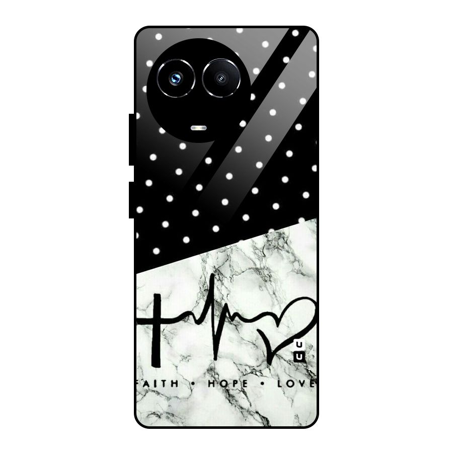 Faith Love Glass Back Case for Realme 11X