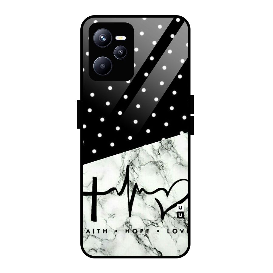 Faith Love Glass Back Case for Realme C35