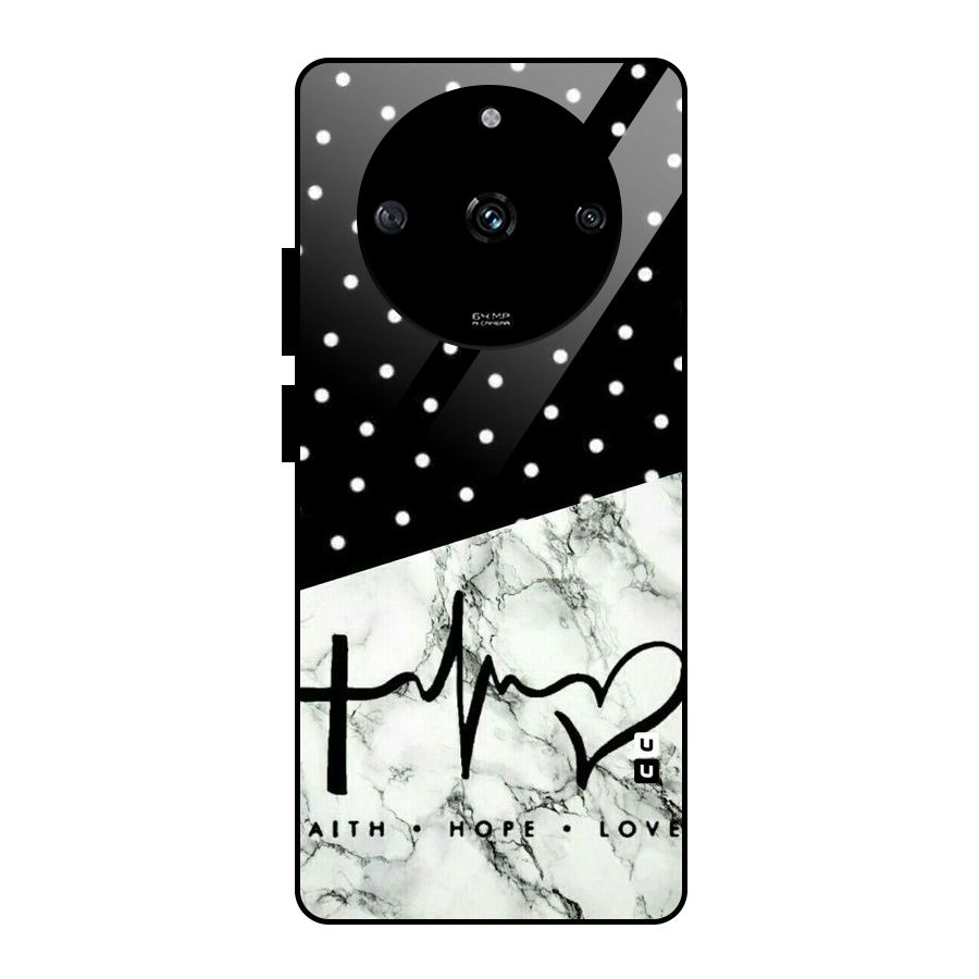 Faith Love Glass Back Case for Realme Narzo 60 5G