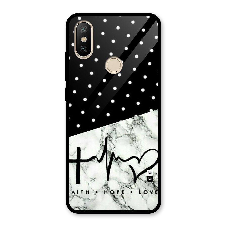 Faith Love Glass Back Case for Redmi A2